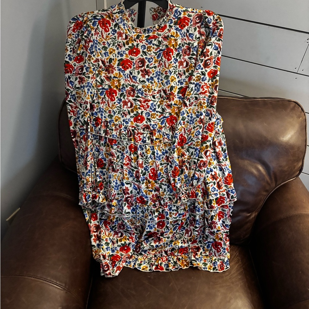 Floral Long Sleeve Dress